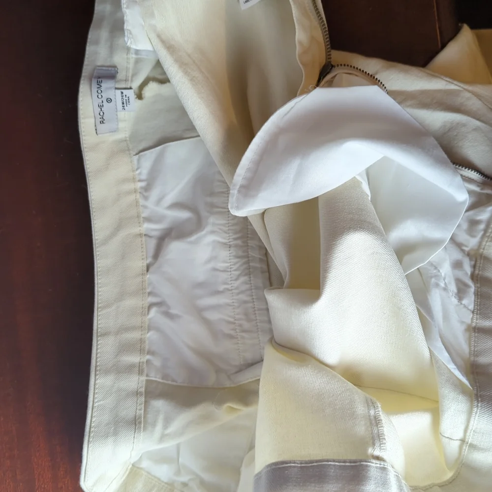 (24W/26W)- Rachel Comey Women's High-Rise Cuff Straight Leg Cropped Pants - Picture 3 of 8